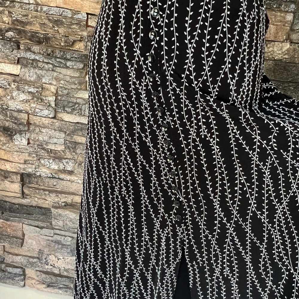 Briggs New York Black and White Maxi Skirt Cocktail - Picture 3 of 8